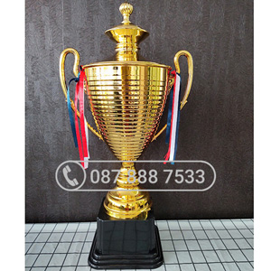 Cup golf kim loại vàng sọc ngang  - KC-4106