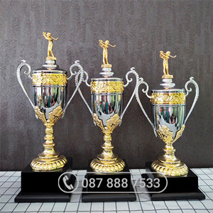 Cup kim loại bạch kim phối vàng - KC-4121