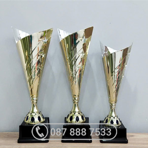 Cup golf bạch kim phối vàng cắt laser - KC-4133