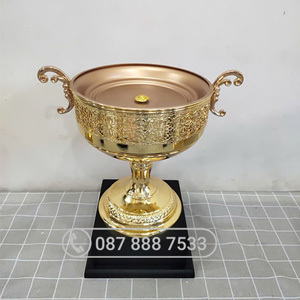Cup kim loại vàng họa tiết sần - KC-4163