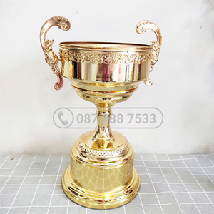 Cup kim loại vàng phối sần - KC-4164