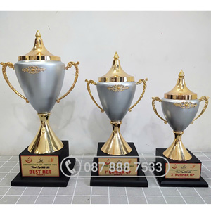 Cup kim loại vàng phối xám tinh tế - KC-4169