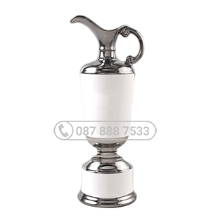 Cúp Sứ Bình USA cao cấp màu trắng - S005