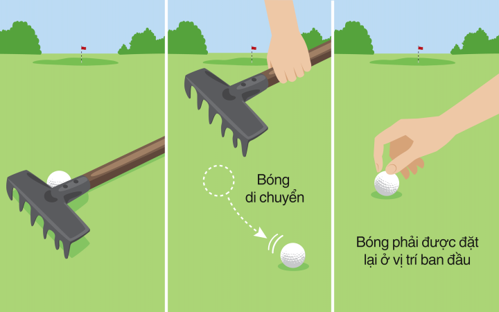 BÓNG DI CHUYỂN KHI LOẠI BỎ VẬT CẢN DI DỜI ĐƯỢC (TRỪ KHI BÓNG NẰM TRONG HOẶC TRÊN VẬT CẢN).