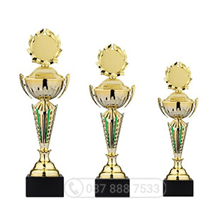 Cúp kim loại màu vàng - GTP-6022