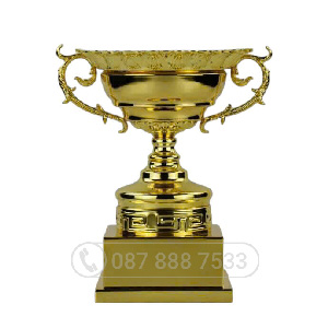 Cúp kim loại màu vàng (gắn được đỉnh pickleball) - PIC-2164