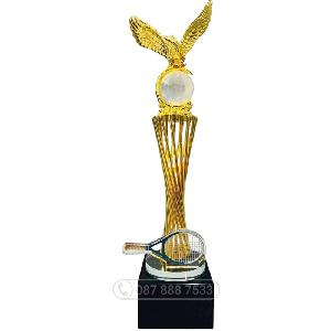 Cúp pickleball thân kim loại gắn đại bàng - PIC-2185