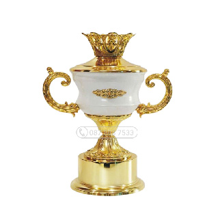 Cúp kim loại màu vàng trắng (gắn được đỉnh pickleball vàng bạc đồng) - PIC-2130